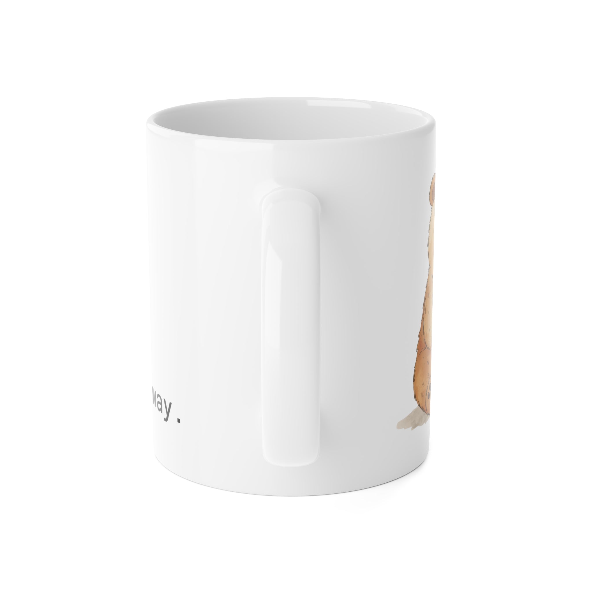 Coffee Bear Mug – "A Coffee A Day, Keeps The Sleepy Away" 11oz Ceramic