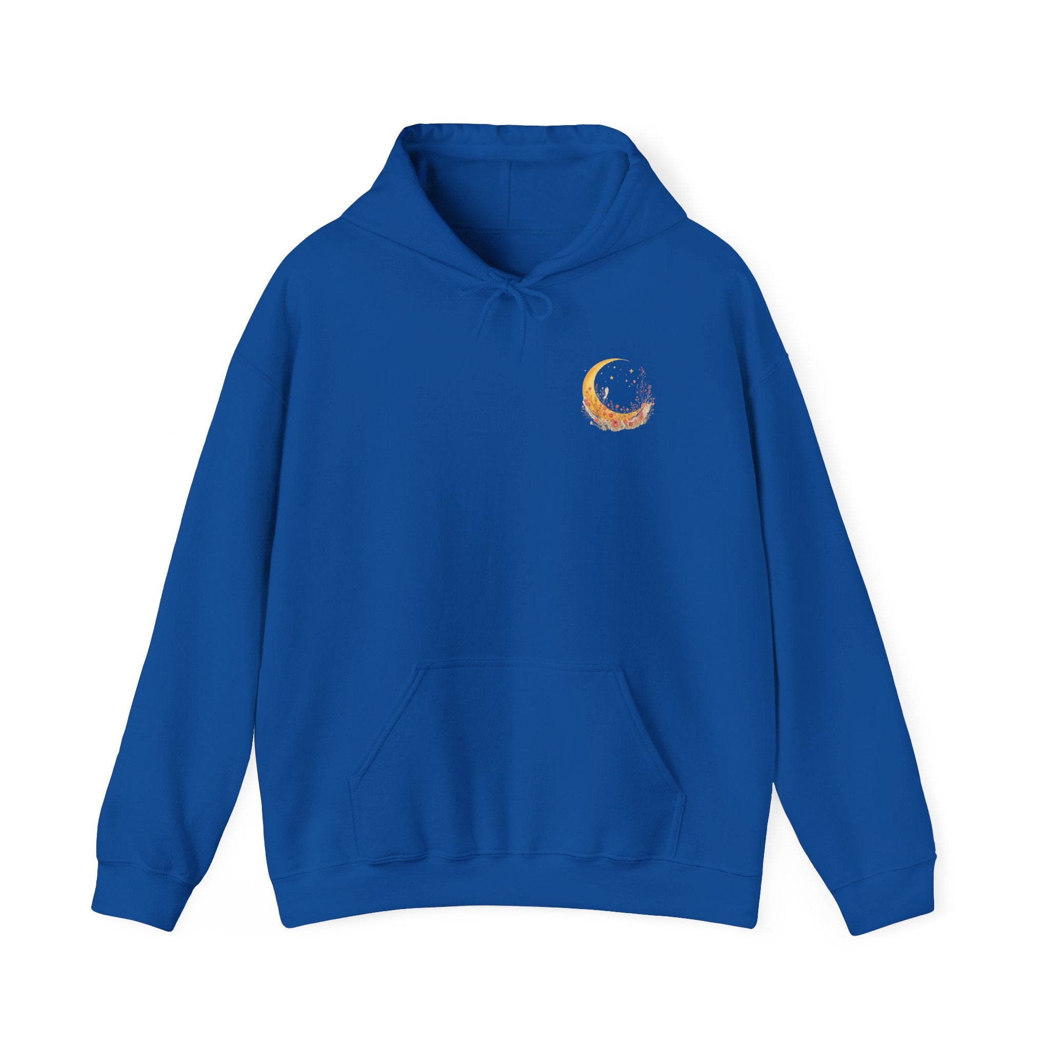 Cat & Moon Hoodie — Made of Moonlight and Mess Graphic Sweatshirt