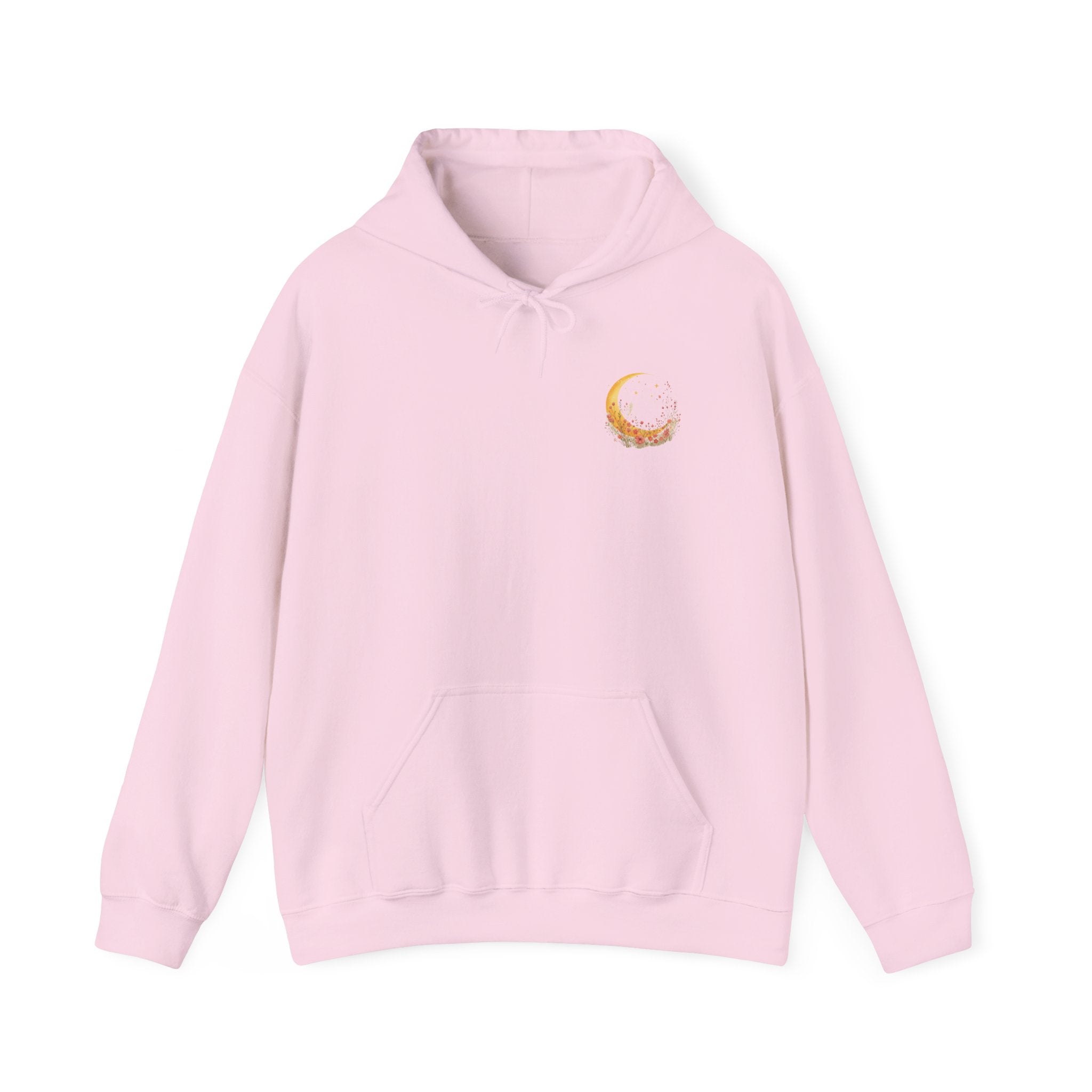 Cat & Moon Hoodie — Made of Moonlight and Mess Graphic Sweatshirt